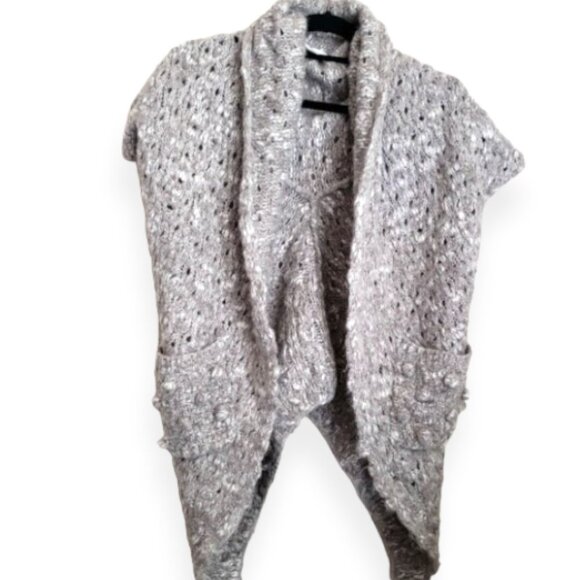 ANN TAYLOR Loft Alpaca Wool Open chunky‎ Cardigan XS/S - Picture 1 of 12